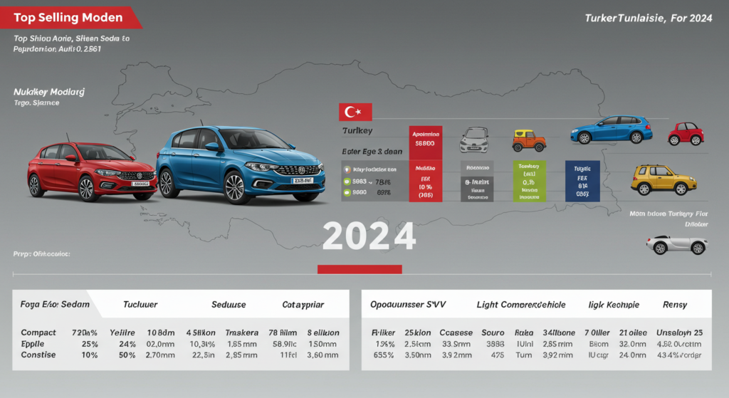2024 Türkiye Otomotiv Pazarı: En Çok Satan Araçlar ve Trendler Türkiye Otomotiv Pazarı