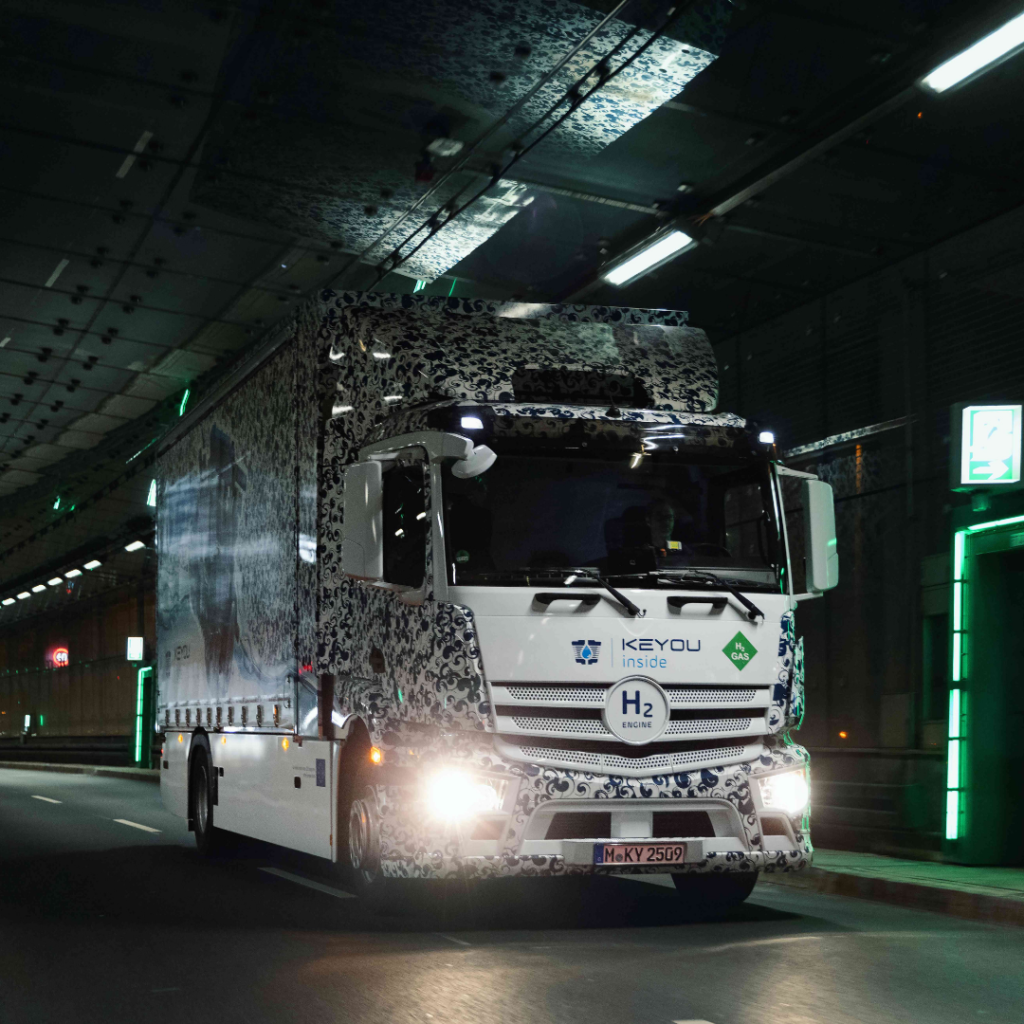 Keyou ve Allison İş Birliğiyle İlk 18 Tonluk Hidrojen Kamyonu Teslim Edildi HidrojenKamyon