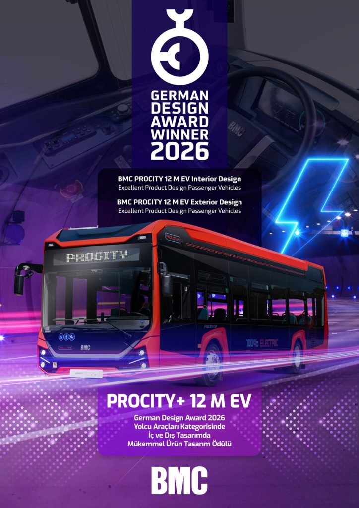 BMC’YE GERMAN DESIGN AWARD 2026’DAN ÇİFTE TASARIM ÖDÜLÜ
