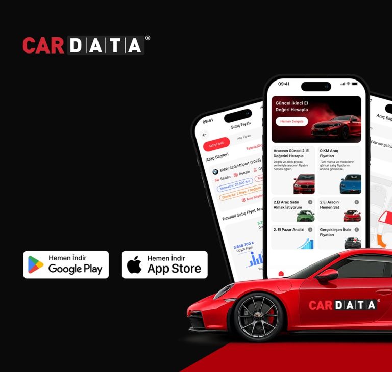 Türkiye’nin İlk Araç Değerleme Uygulaması Cardata Mobil Yeni Nesil Teknolojiyle Tamamen Yenilendi!